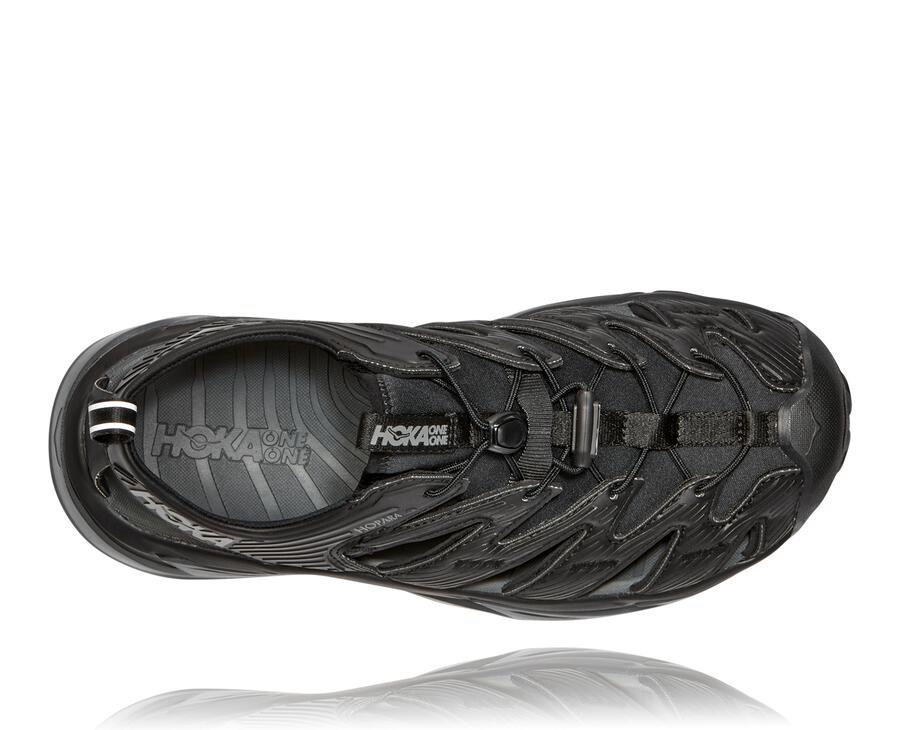 Sandals Mens - Hoka One One Hopara - Black - GKAROWV-75